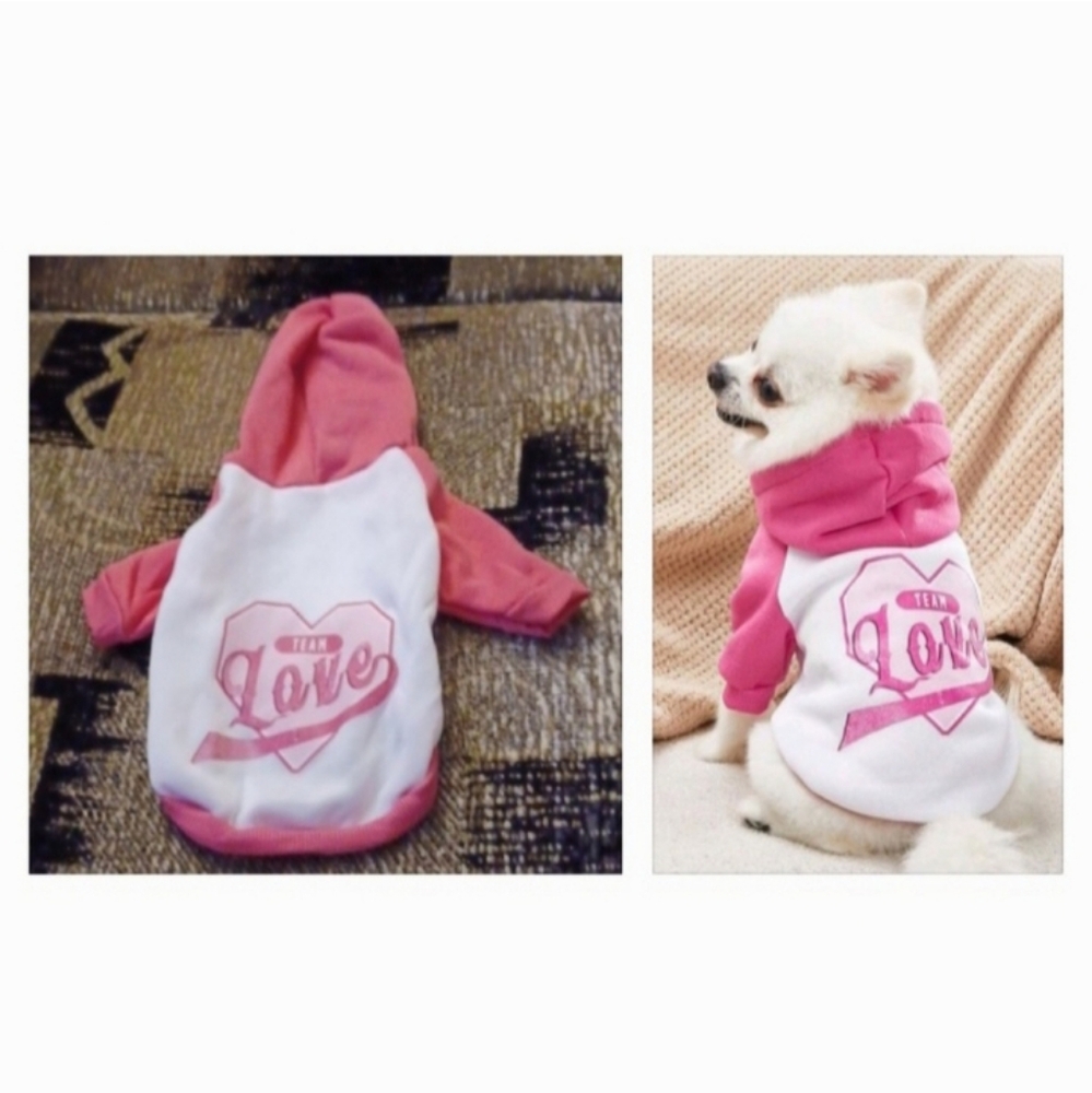 4/$40 New Dog Hoodie - Size Small